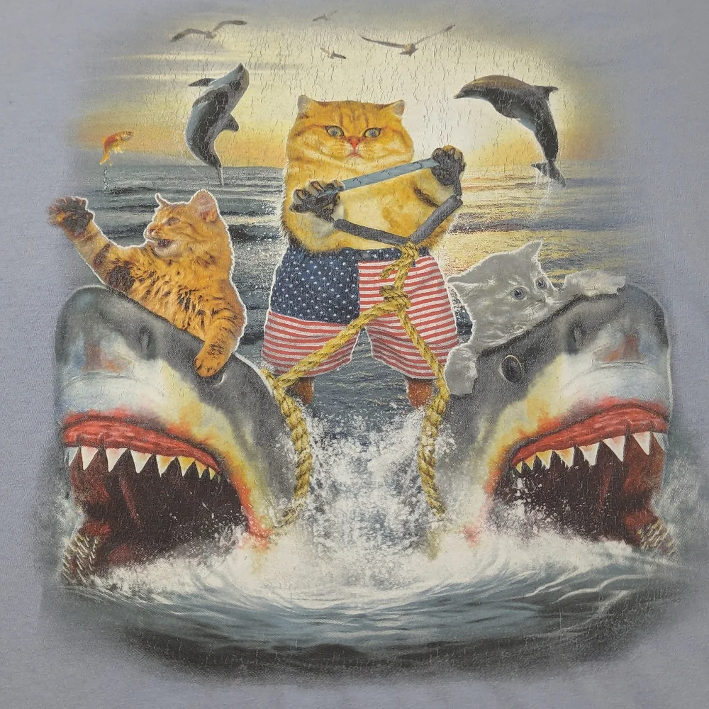 FIFTH Sun Shark Skiing Cats XL - Picture 3 of 8